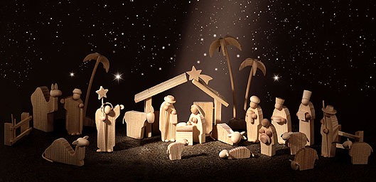 Nativity figures from Günter Reichel