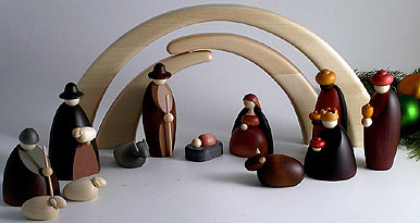 Nativity figures from Björn Köhler