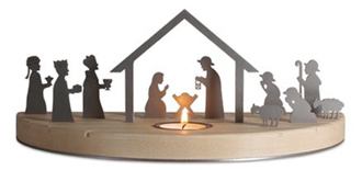Medium Nativity silhouette from Unoferrum